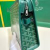 GOYARD Goyardine Jouvence Toiletry Pouch Green 1029213