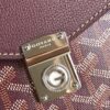 Goyard Goyardine Burgundy Chypre Wallet-Pouch Palladium Hardware