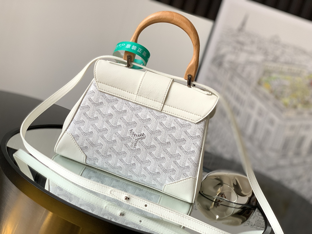 GOYARD Goyardine Mini Saigon White 710722 |