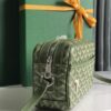 Goyard Goyardine Khaki Cap Vert PM Bag Palladium ... MATIGNON  00829