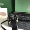 Goyard Cup Vert PM Shoulder Bag black Leather Cloth