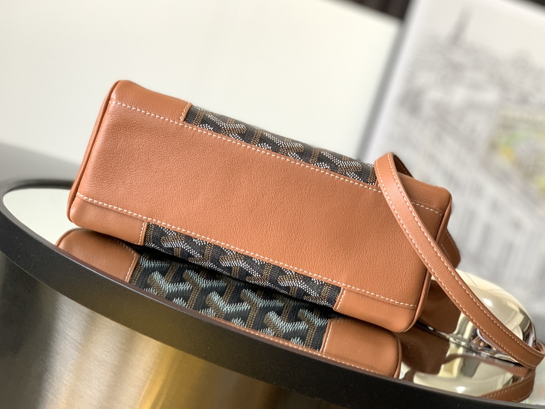 Goyard Brown Mini Goyardine Saigon Souple Cloth Cloth