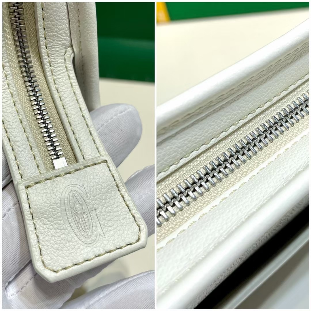 Goyard White Jouvence GM Toiletry Bag