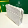 Goyard White Jouvence GM Toiletry Bag