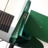 GOYARD Goyardine Calfskin Morvan Document Case green