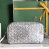 Goyard Cup Vert PM Shoulder Bag gray Leather Cloth
