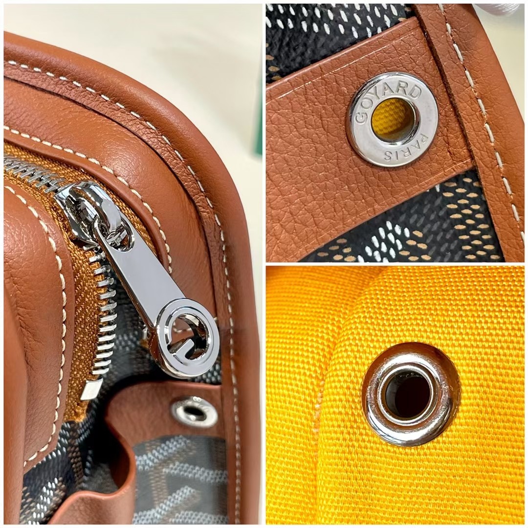 Goyard Jouvence MM Washbag Brown Clutch