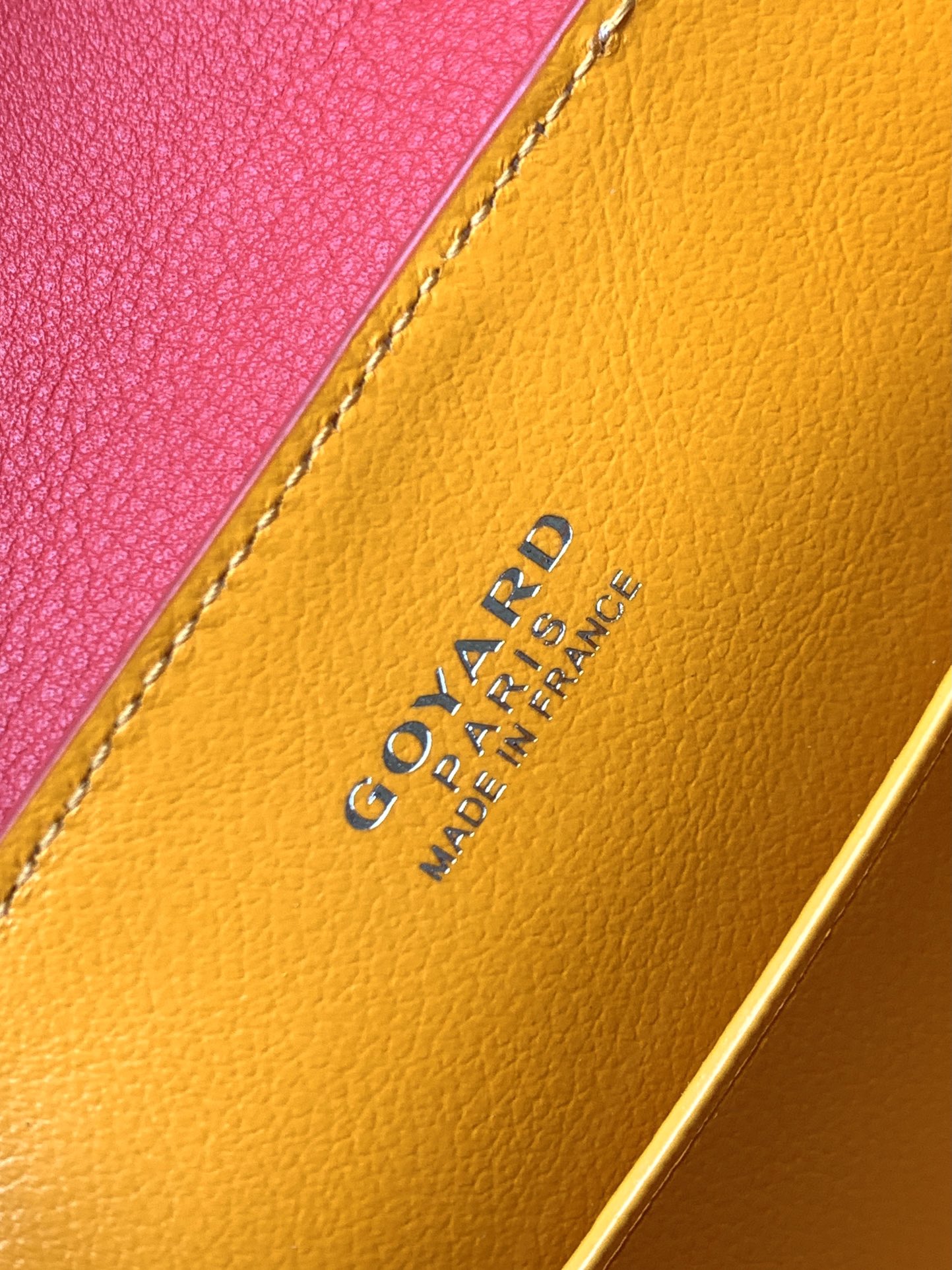 GOYARD Goyardine Saigon Mini Red 1163517