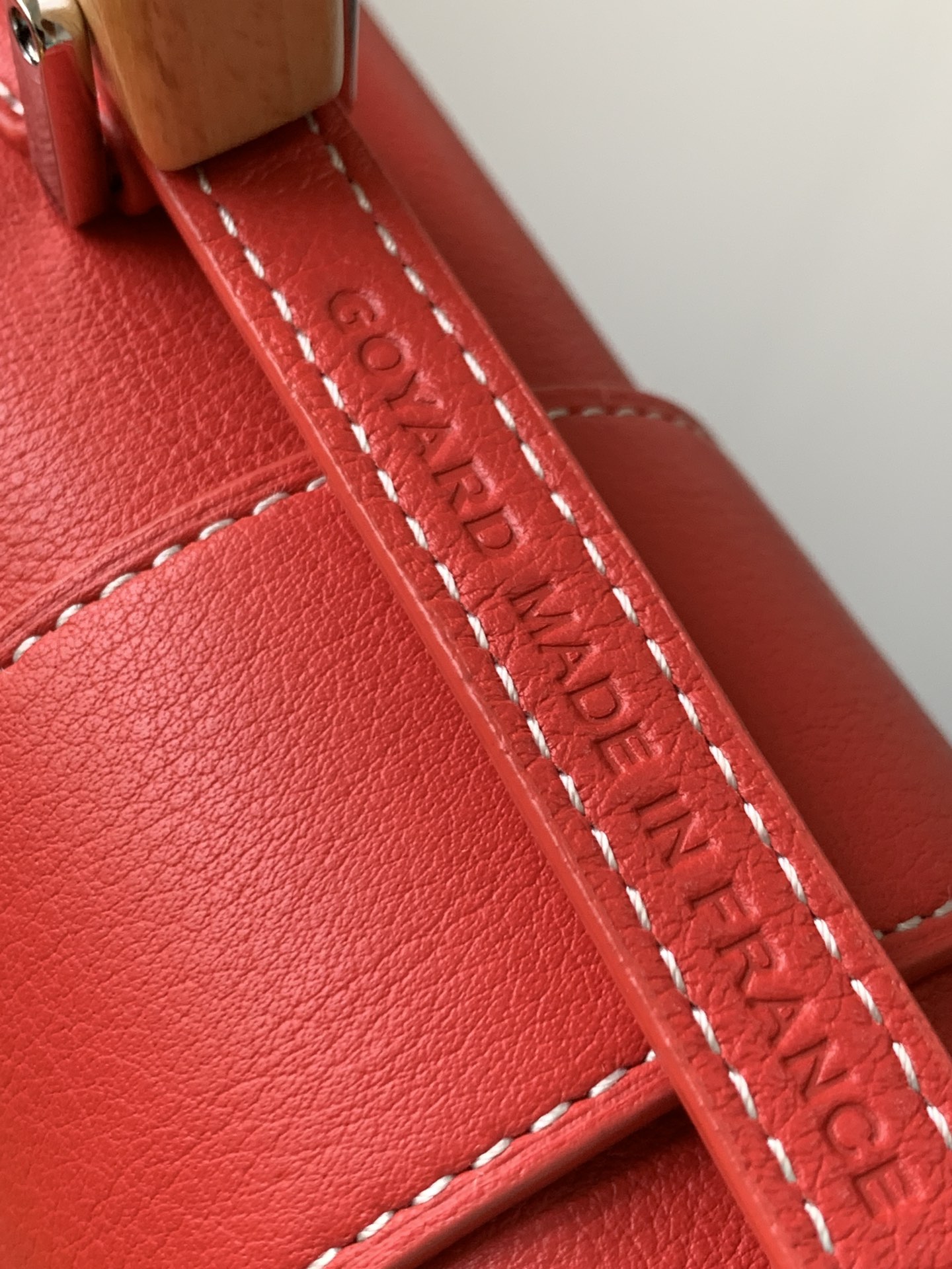 GOYARD Goyardine Saigon Mini Red 1163517