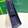 Goyard Jouvence Toiletry Pouch Goyardine GM Blue in Coated