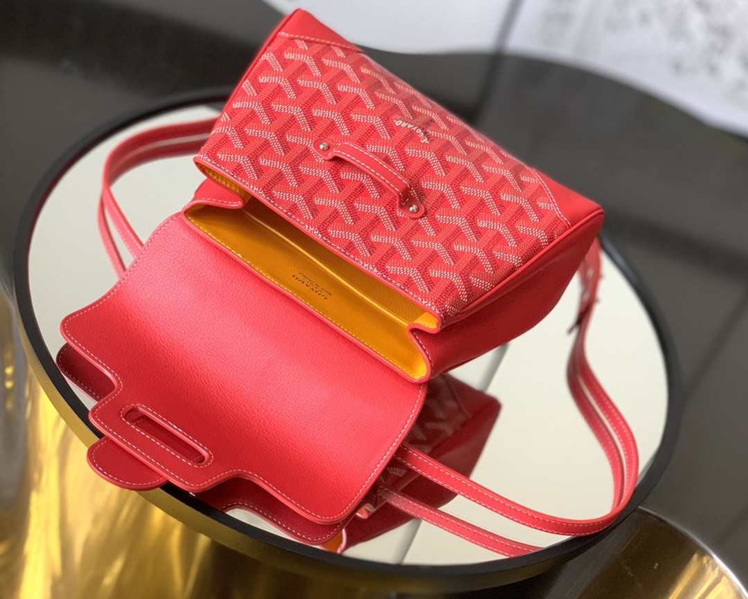 GOYARD Goyardine Saigon Mini Red 1163517