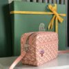 Goyard Cup Vert PM Shoulder Bag pink Leather Cloth