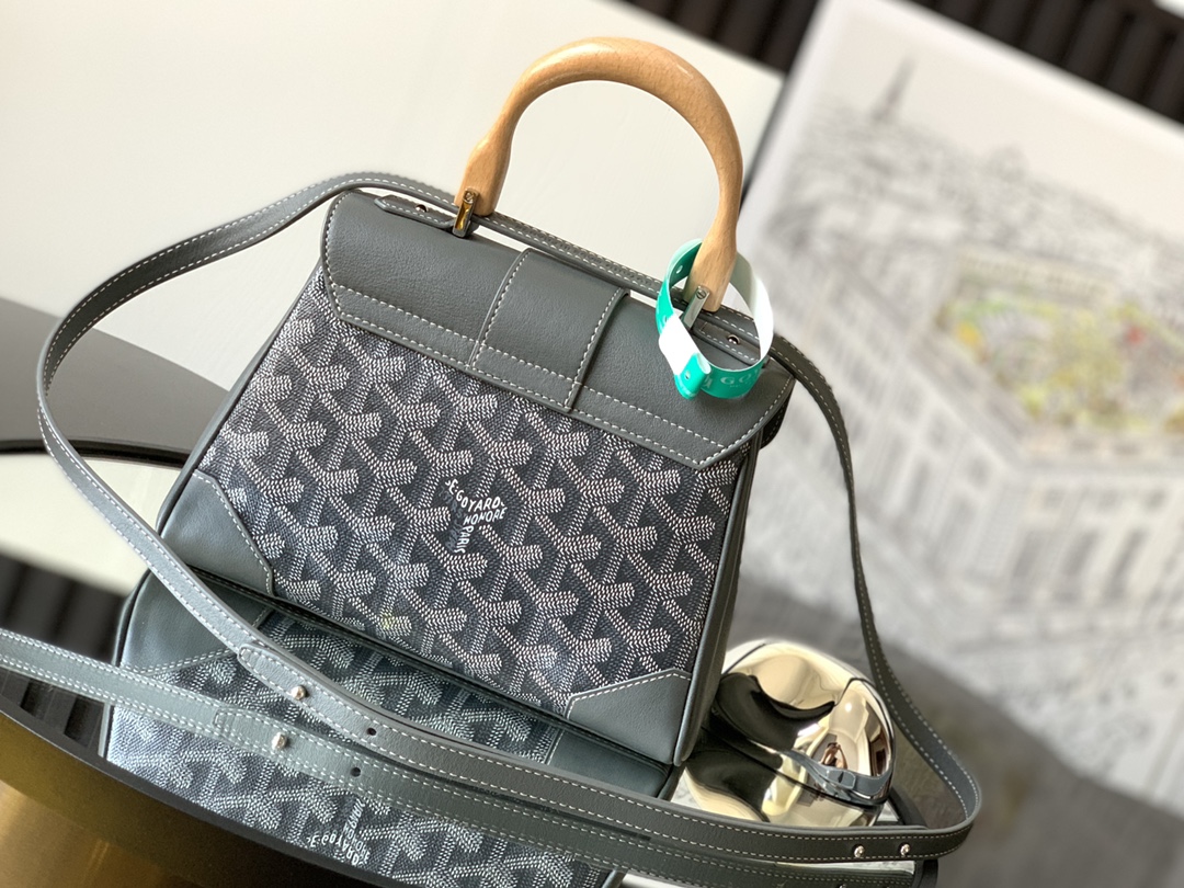 GOYARD Goyardine Mini Saigon Grey | GOYARD
