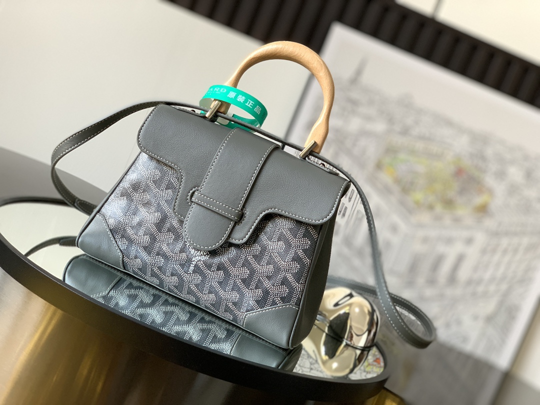 GOYARD Goyardine Mini Saigon Grey | GOYARD