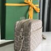 Goyard Cup Vert PM Shoulder Bag brown Leather Cloth