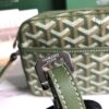 Goyard Cup Vert PM Shoulder Bag green Leather Cloth