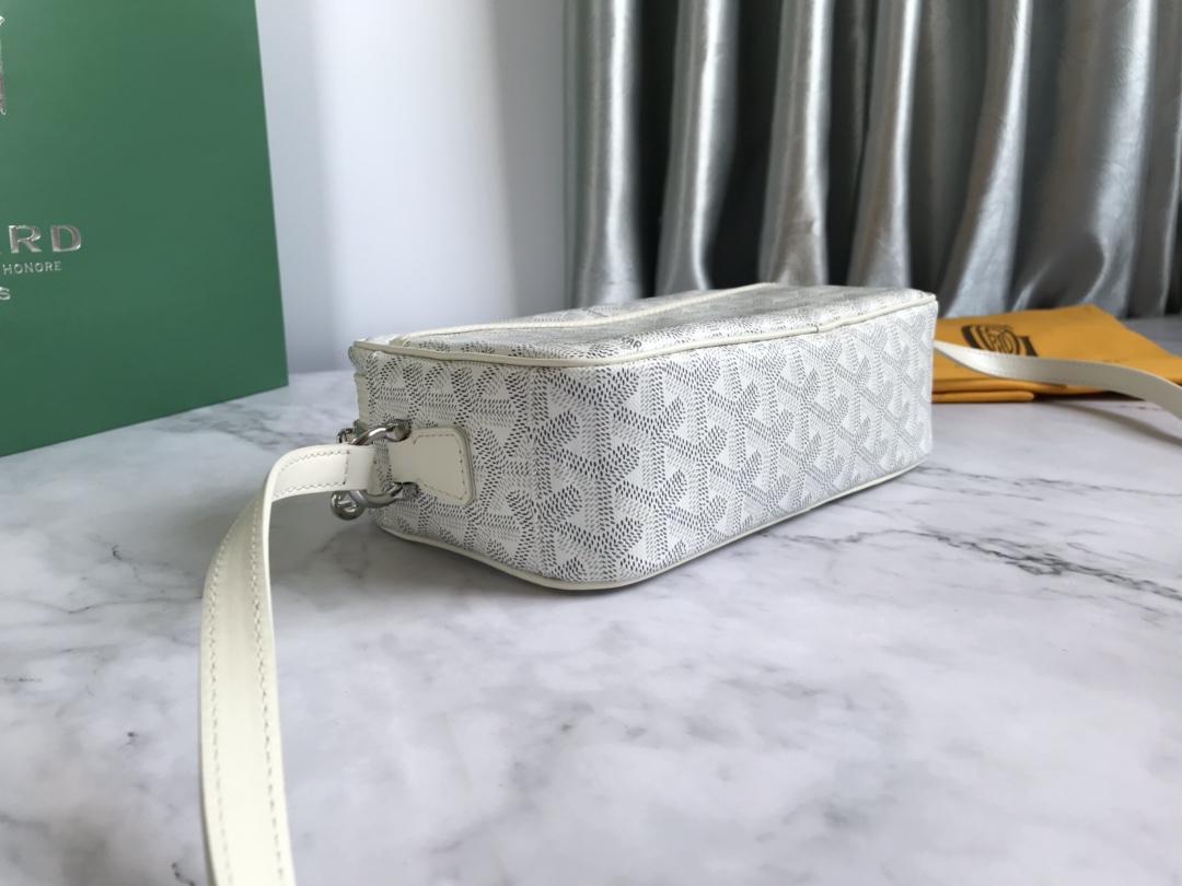 Goyard Cap Vert Bag Coated Canvas White 722684