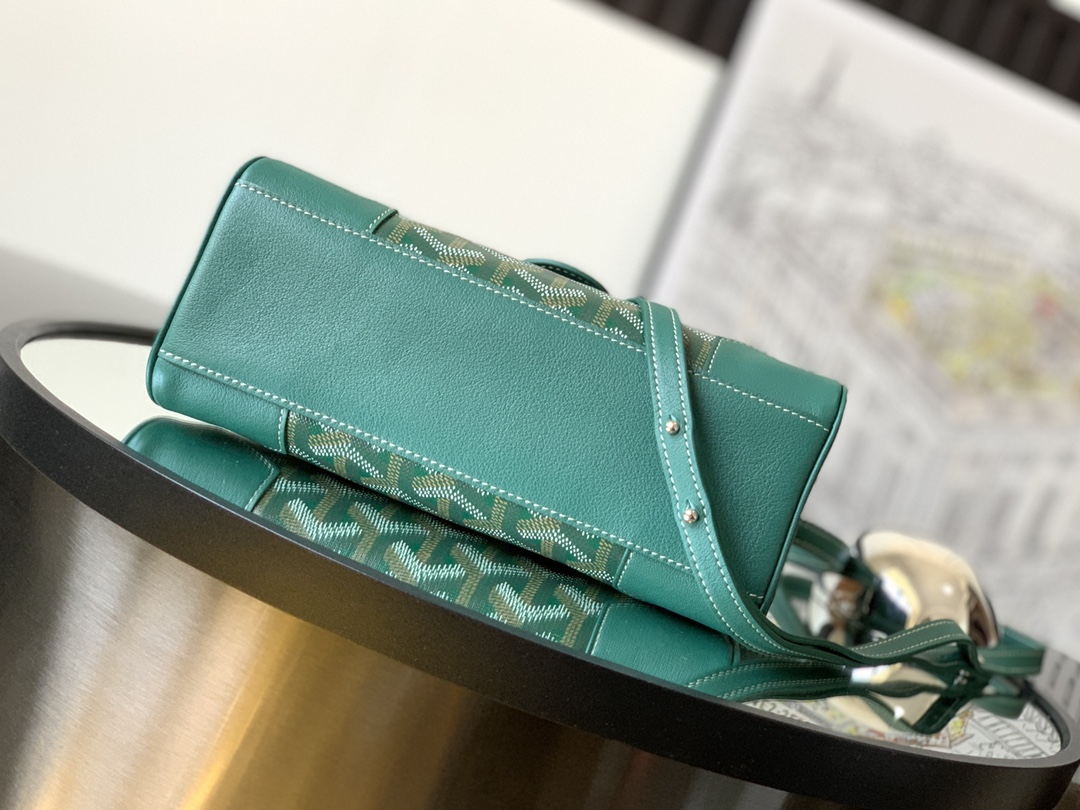 Goyard Goyardine Saigon Souple Mini - green Handle