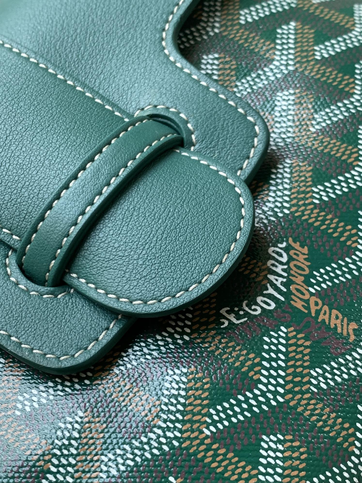 Goyard Goyardine Saigon Souple Mini - green Handle