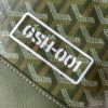 GOYARD Goyardine Calfskin Cisalpin MM Backpack Khaki
