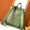 GOYARD Goyardine Calfskin Cisalpin MM Backpack Khaki