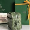 Goyard Cup Vert PM Shoulder Bag green Leather Cloth