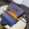 Goyard Blue Mini Goyardine Saigon Souple Dark blue Pony-