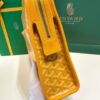 Goyard Jouvence Toiletry Pouch Goyardine GM yellow in Coated