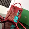 GOYARD Goyardine Calfskin Mini Alpin Backpack Red 138375