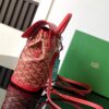 GOYARD Goyardine Calfskin Mini Alpin Backpack Red 138375