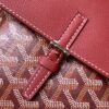 GOYARD Goyardine Calfskin Mini Alpin Backpack Red 138375
