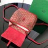 GOYARD Goyardine Calfskin Mini Alpin Backpack Red 138375