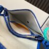 Goyard blue Goyardine Canvas Plumet Pocket Wallet |
