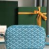 Cap vert cloth handbag Goyard blue sky in Cloth - 51067715