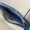 Goyard blue Goyardine Canvas Plumet Pocket Wallet |