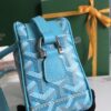 Cap vert cloth handbag Goyard blue sky in Cloth - 51067715