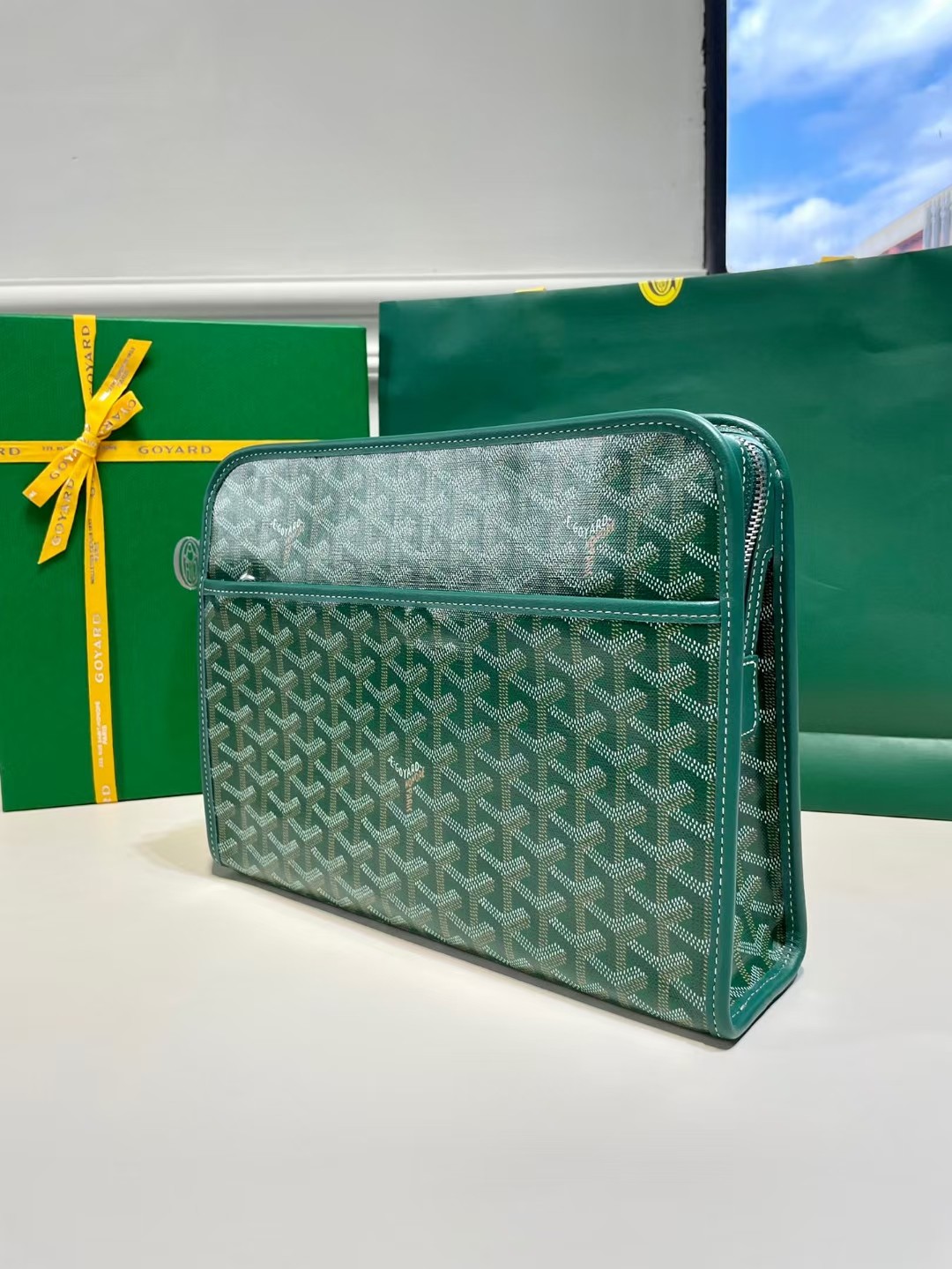 Goyard Jouvence MM Toiletry Bag Green Review & Unboxing