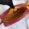 MATIGNON Goyard Cap Vert Bag Coated Canvas Red 1555281