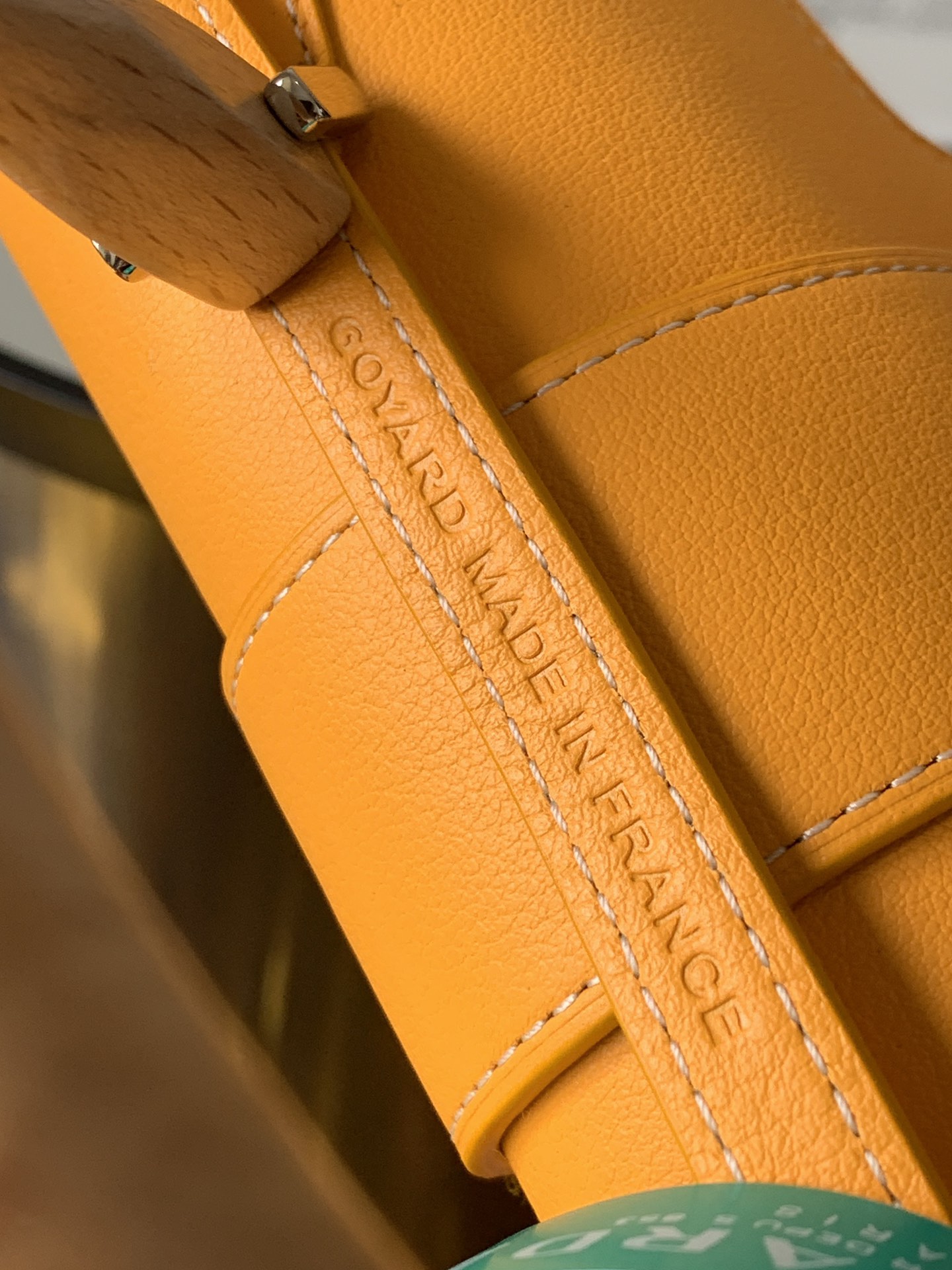 Goyard Yellow Mini Goyardine Saigon Souple Cloth Cloth