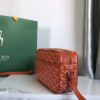 Goyard Cup Vert PM Shoulder Bag orange Leather Cloth