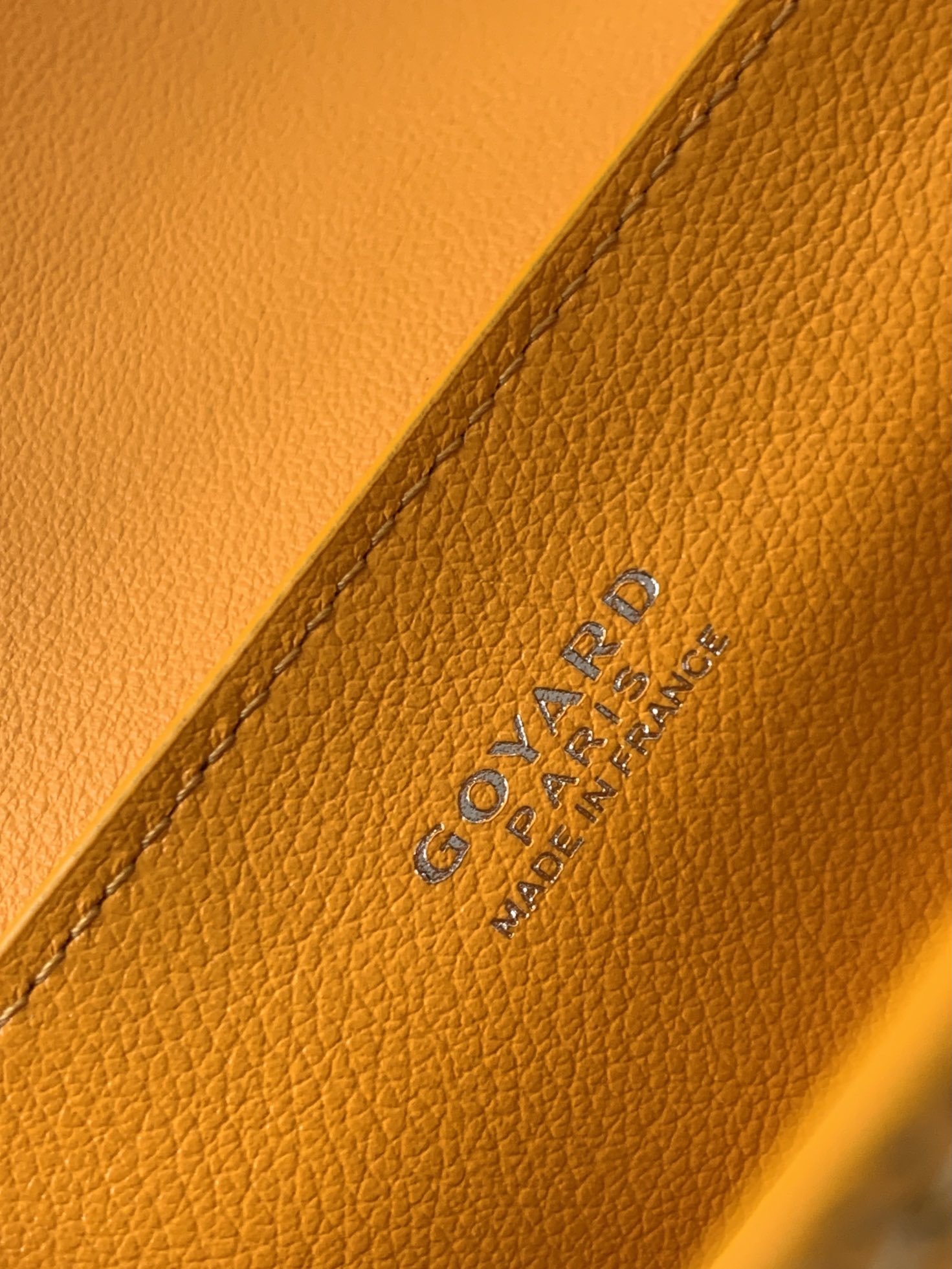 Goyard Yellow Mini Goyardine Saigon Souple Cloth Cloth