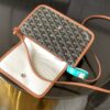 GOYARD Goyardine Plumet Wallet Clutch brown 1051581