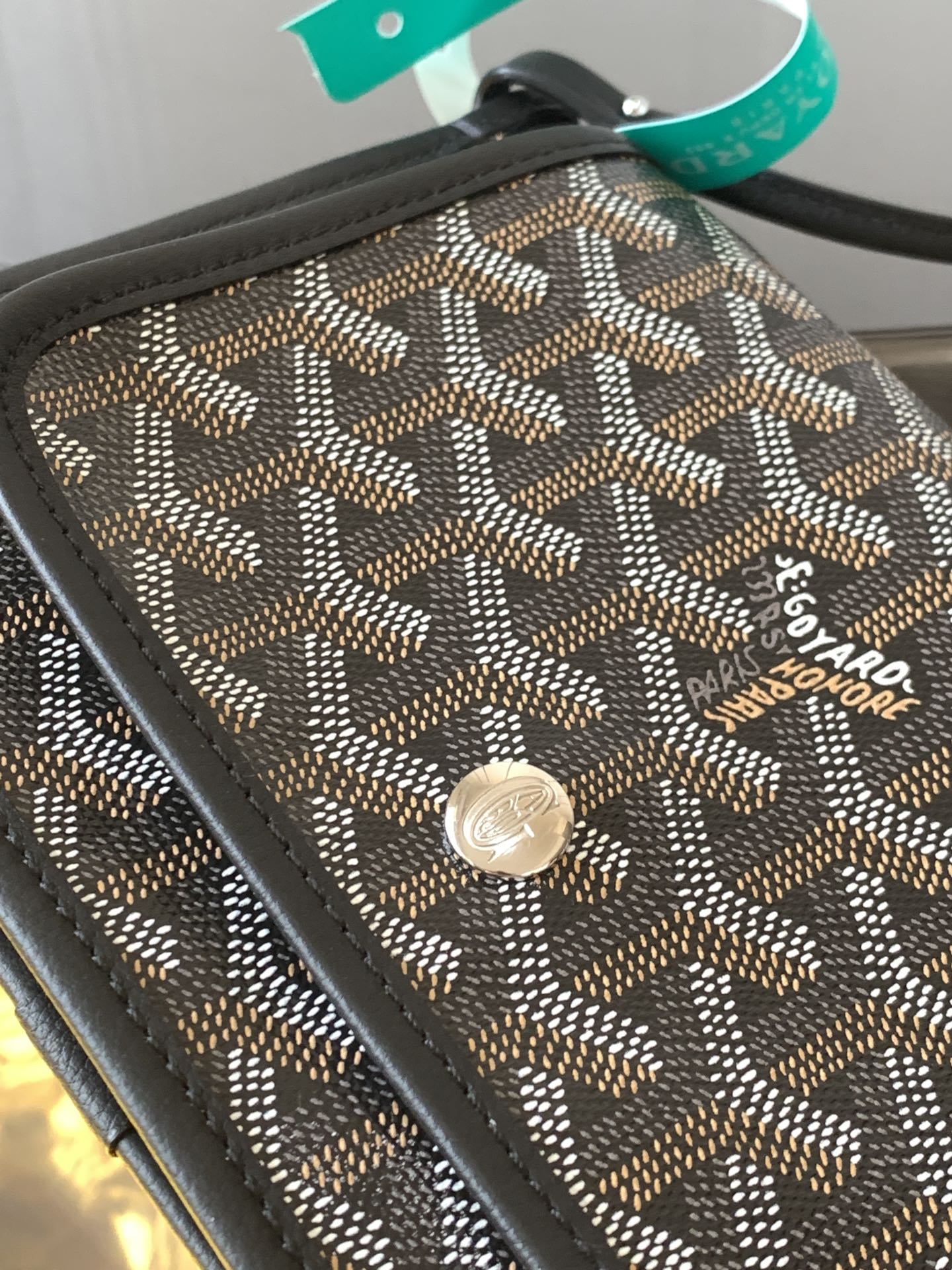 Goyard brown Goyardine Canvas Plumet Pocket Wallet |