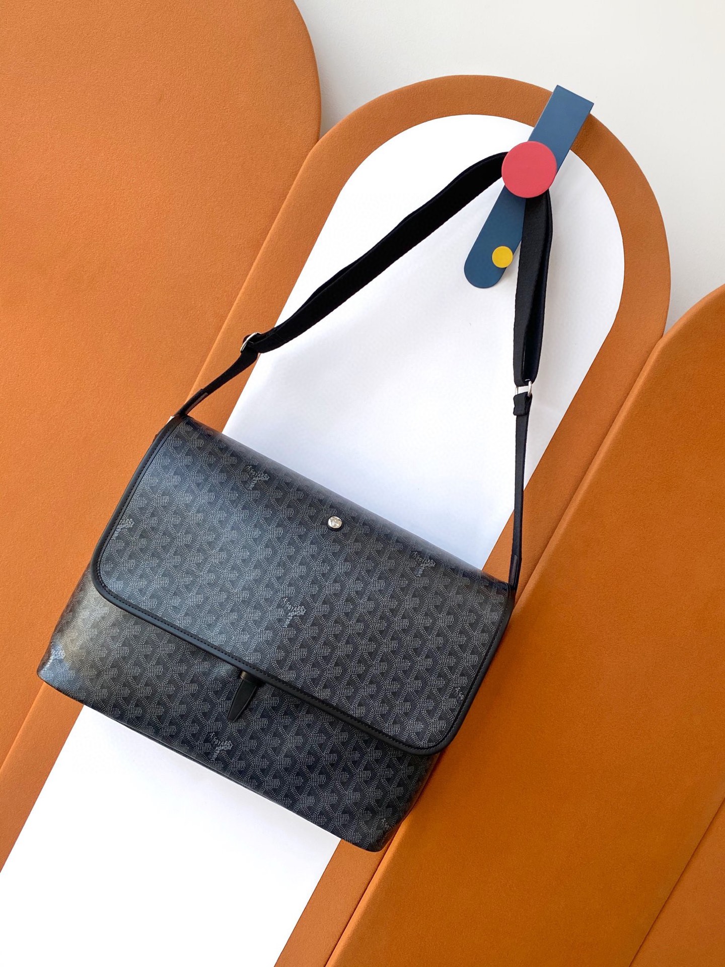 Goyard Capetien MM Messenger Bag Grey