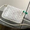 GOYARD Goyardine Plumet Wallet Clutch white 1051581