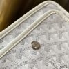 GOYARD Goyardine Plumet Wallet Clutch white 1051581