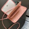 Goyard Pink Goyardine Canvas Plumet Pocket Wallet |