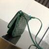 GOYARD Goyardine Plumet Wallet Clutch Green 1051581