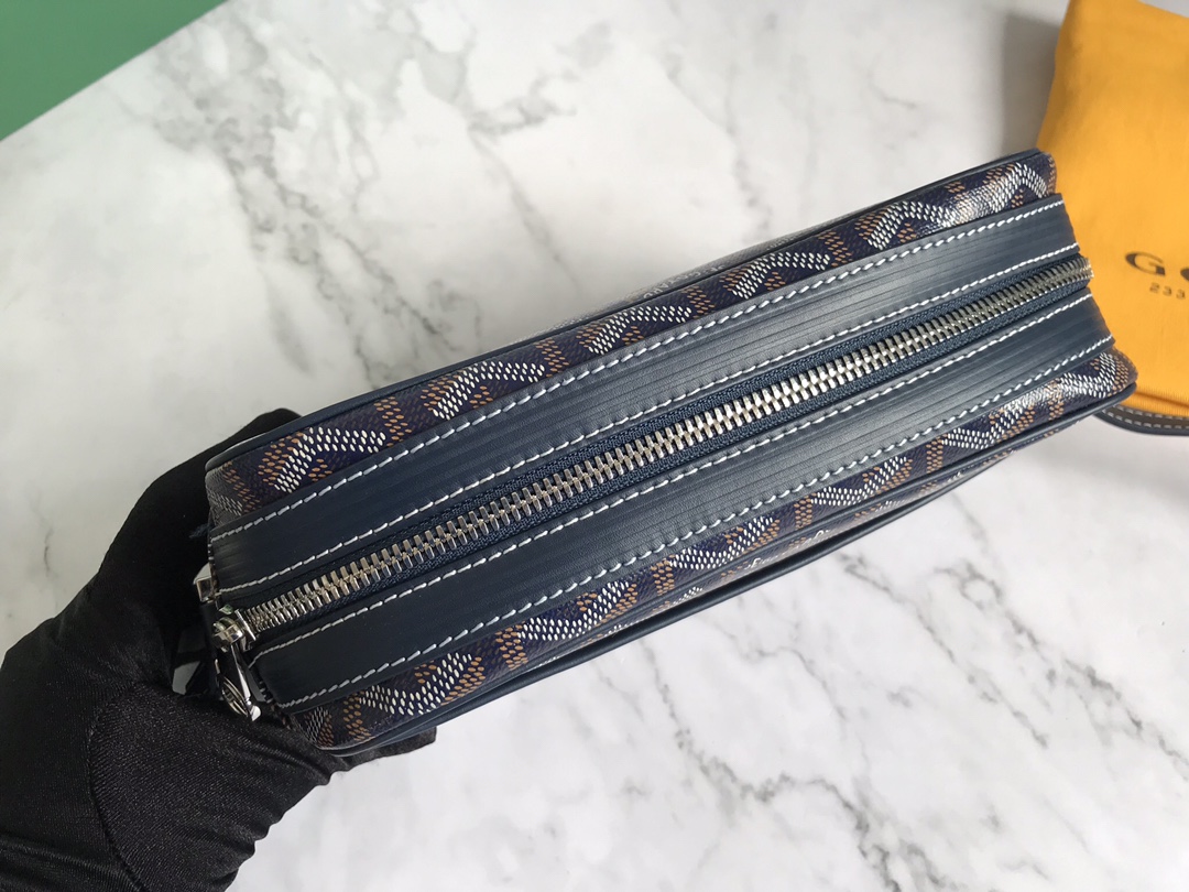 GOYARD Goyardine Sac Cap Vert black navy