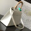 Goyard White Goyardine Saigon Structured PM Cloth Cloth